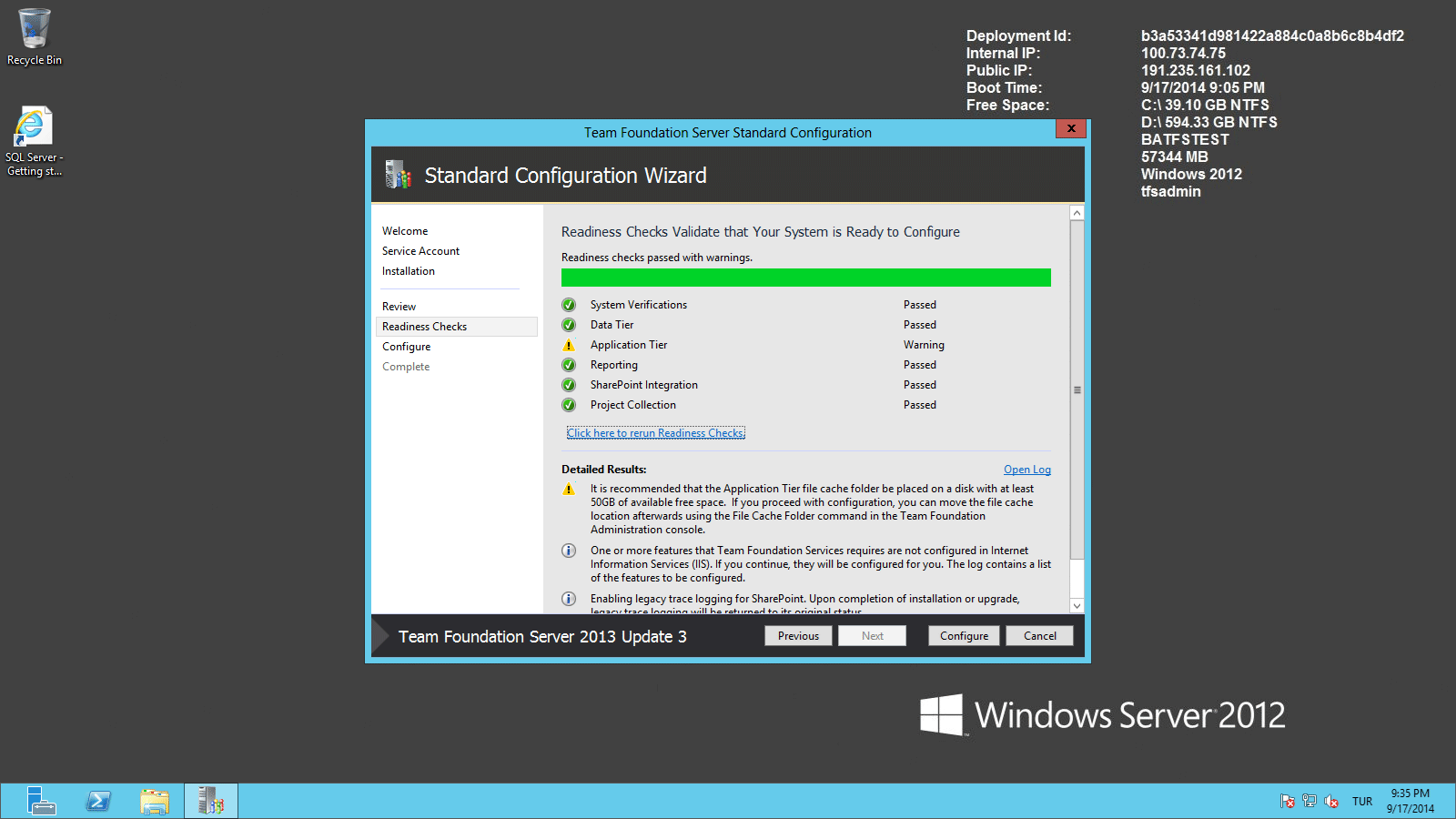 TFS Server 2013 Kurulum - 19